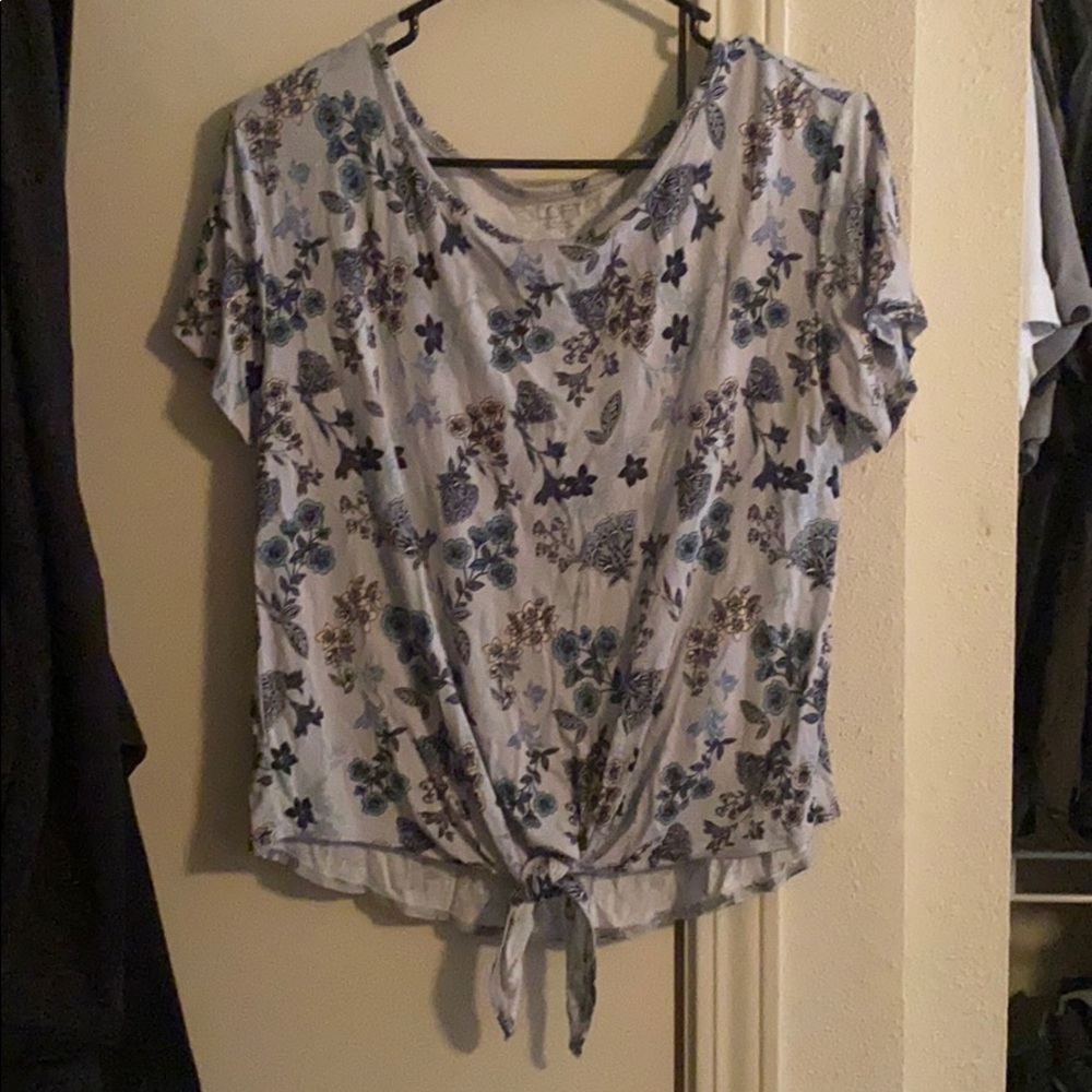 FLORAL PRINT LOFT TOP